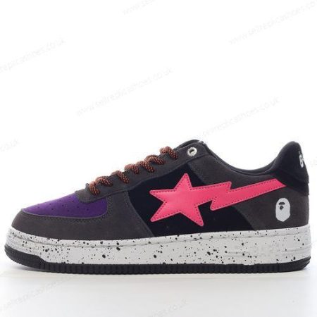 Replica A BATHING APE BAPE STA Men’s / Women’s Shoes ‘Black Pink Purple’ 1I20191008-BKXPK