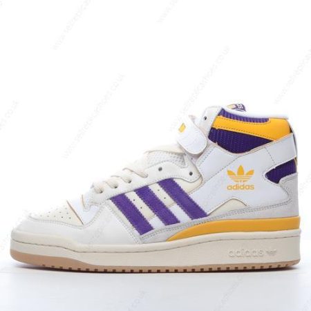 Replica Adidas Forum 84 High Men’s / Women’s Shoes ‘White Grey Blue Yellow’ GX9054
