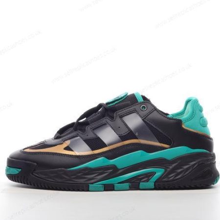 Replica Adidas Niteball Men’s / Women’s Shoes ‘Black Green’ S24142