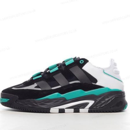 Replica Adidas Niteball Men’s / Women’s Shoes ‘Black Green White’ FW2477