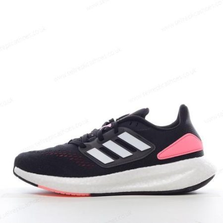 Replica Adidas Pureboost 22 Men’s / Women’s Shoes ‘Black White Pink’ HQ1458