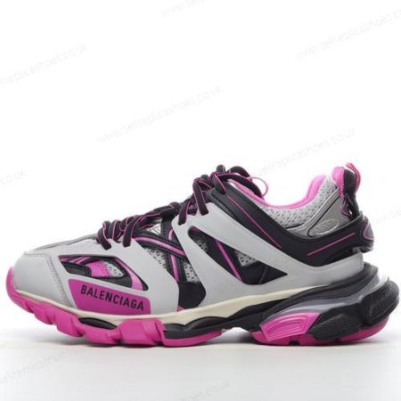 Replica Balenciaga Track Men’s / Women’s Shoes ‘Black Grey Dark Pink’