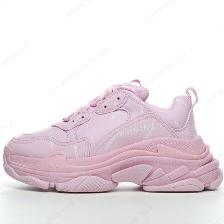 Replica Balenciaga Triple S All Over Men’s / Women’s Shoes ‘Pink’ 524039W2FA15090
