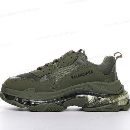 Replica Balenciaga Triple S Clear Sole Men’s / Women’s Shoes ‘Green’ 541624W2GA12325