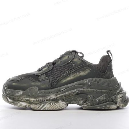 Replica Balenciaga Triple S Faded Men’s / Women’s Shoes ‘Green’ 536737W3CN33900