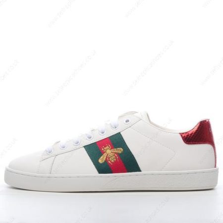 Replica Gucci ACE Bee Embroidered Men’s / Women’s Shoes ‘White Red’ 429446-A38G0-1284