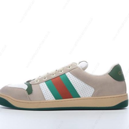 Replica Gucci Distressed Screener Men’s / Women’s Shoes ‘Green Red White’