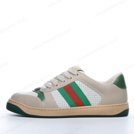 Replica Gucci Screener GG Canvas Men’s / Women’s Shoes ‘Green Red While’