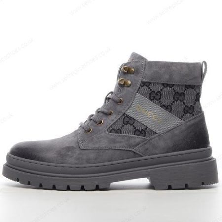 Replica Gucci Screener GG High Men’s / Women’s Shoes ‘Dark Grey’