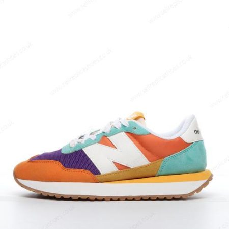 Replica New Balance 237 Men’s / Women’s Shoes ‘Green White Orange Purple Brown’ WS237PK1
