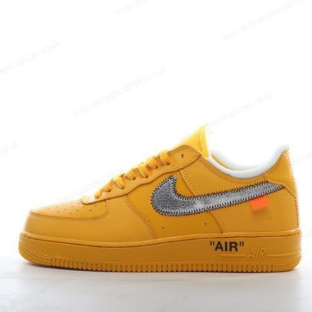 Replica Nike Air Force 1 Low 07 Off-White Men’s / Women’s Shoes ‘Silver Yellow’ DD1876-700
