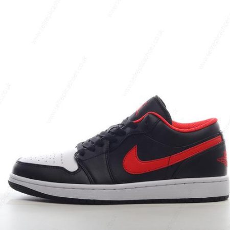Replica Nike Air Jordan 1 Low Men’s / Women’s Shoes ‘Black Red White’ 553558-063