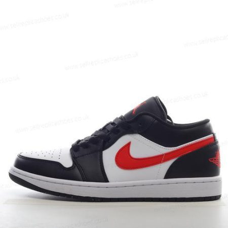 Replica Nike Air Jordan 1 Low Men’s / Women’s Shoes ‘Black Red White’ 554724-075