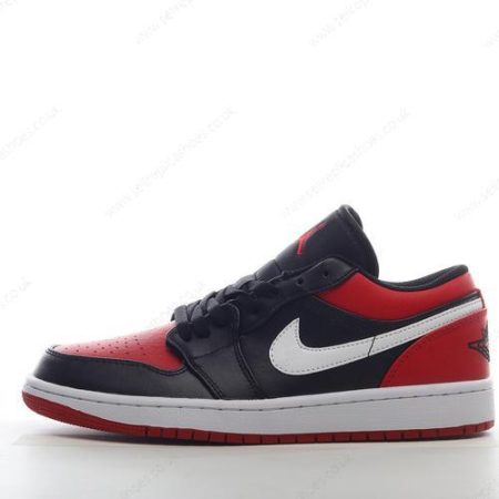 Replica Nike Air Jordan 1 Low Men’s / Women’s Shoes ‘Black White Red’ 553560-066