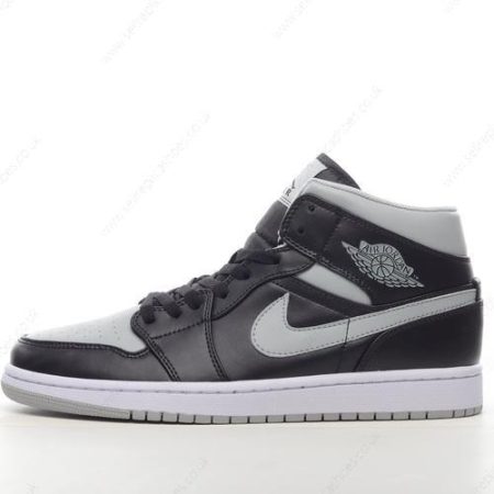 Replica Nike Air Jordan 1 Mid Men’s / Women’s Shoes ‘Black Grey White’ BQ6472-007