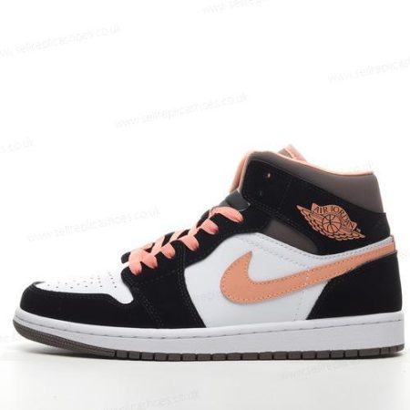Replica Nike Air Jordan 1 Mid Men’s / Women’s Shoes ‘Black Pink’ DH0210-100