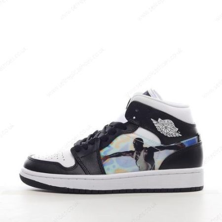 Replica Nike Air Jordan 1 Mid Men’s / Women’s Shoes ‘Black White’ DR9495-001