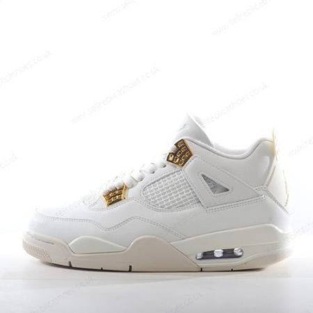 Replica Nike Air Jordan 4 Retro Men’s / Women’s Shoes ‘White Gold’ AQ9129170