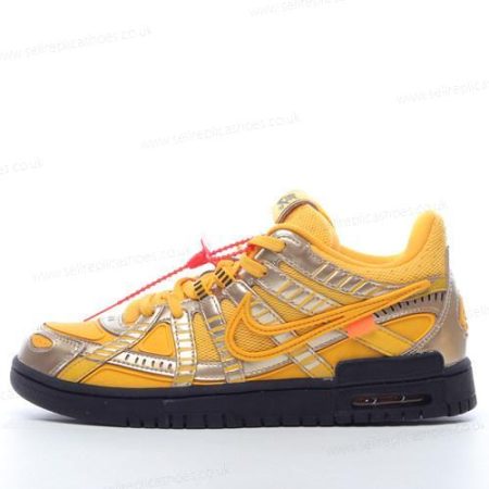 Replica Nike Air Rubber Dunk Low Men’s / Women’s Shoes ‘Gold Black’ CU6015-700