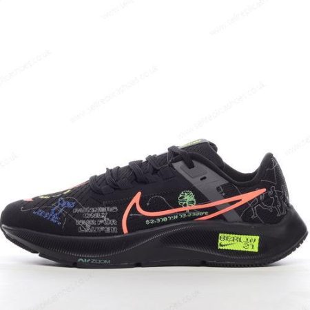 Replica Nike Air Zoom Pegasus 38 Men’s / Women’s Shoes ‘Black Green Orange’ DN9256-001