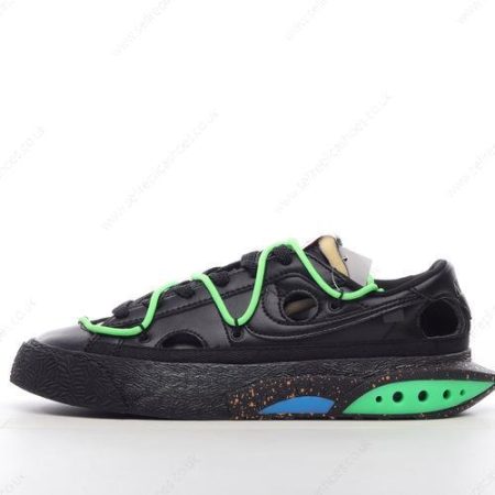 Replica Nike Blazer Low x Off-White Men’s / Women’s Shoes ‘Black Green’ DH7863-001