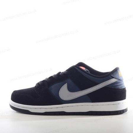 Replica Nike SB Dunk Low Men’s / Women’s Shoes ‘Black Silver Grey’ 304292-035