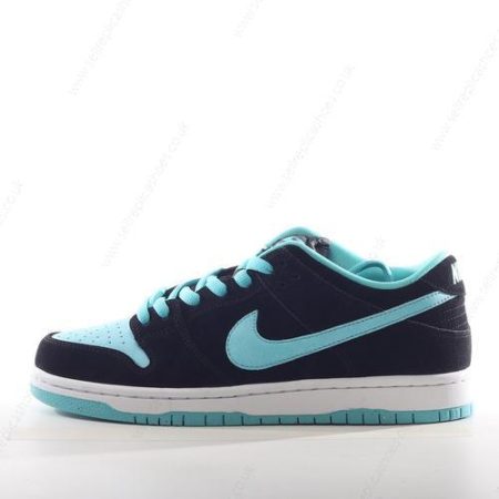 Replica Nike SB Dunk Low Men’s / Women’s Shoes ‘Black White Blue’ 304292-030